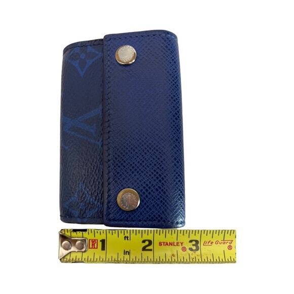 Louis Vuitton Taigarama Blue Discovery Compact Wallet Monogram Canvas 2019 - Picture 12 of 12
